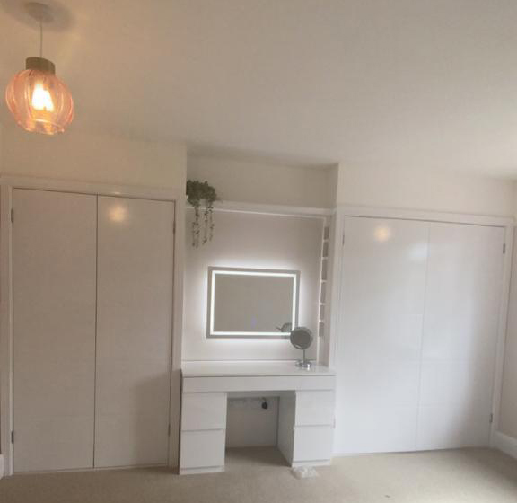 make and fitting of wardrobes and dressing table.