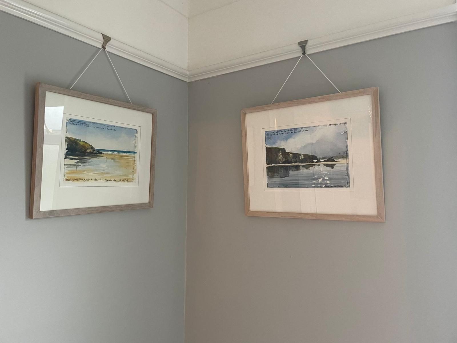 fitting picture rail and decoration of walls